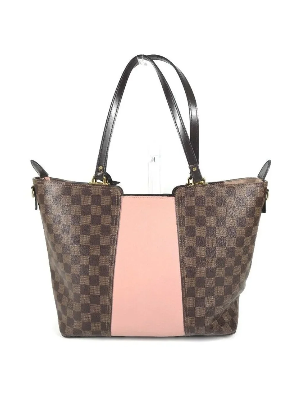 Louis Vuitton Tote Jersey Damier Canvas Magnolia Pink